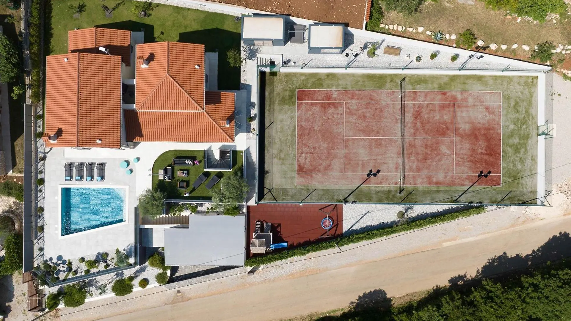 Mediterranean Villa Anatai With Sauna & Tennis Court Drenje  別荘 Drenje (Istria)